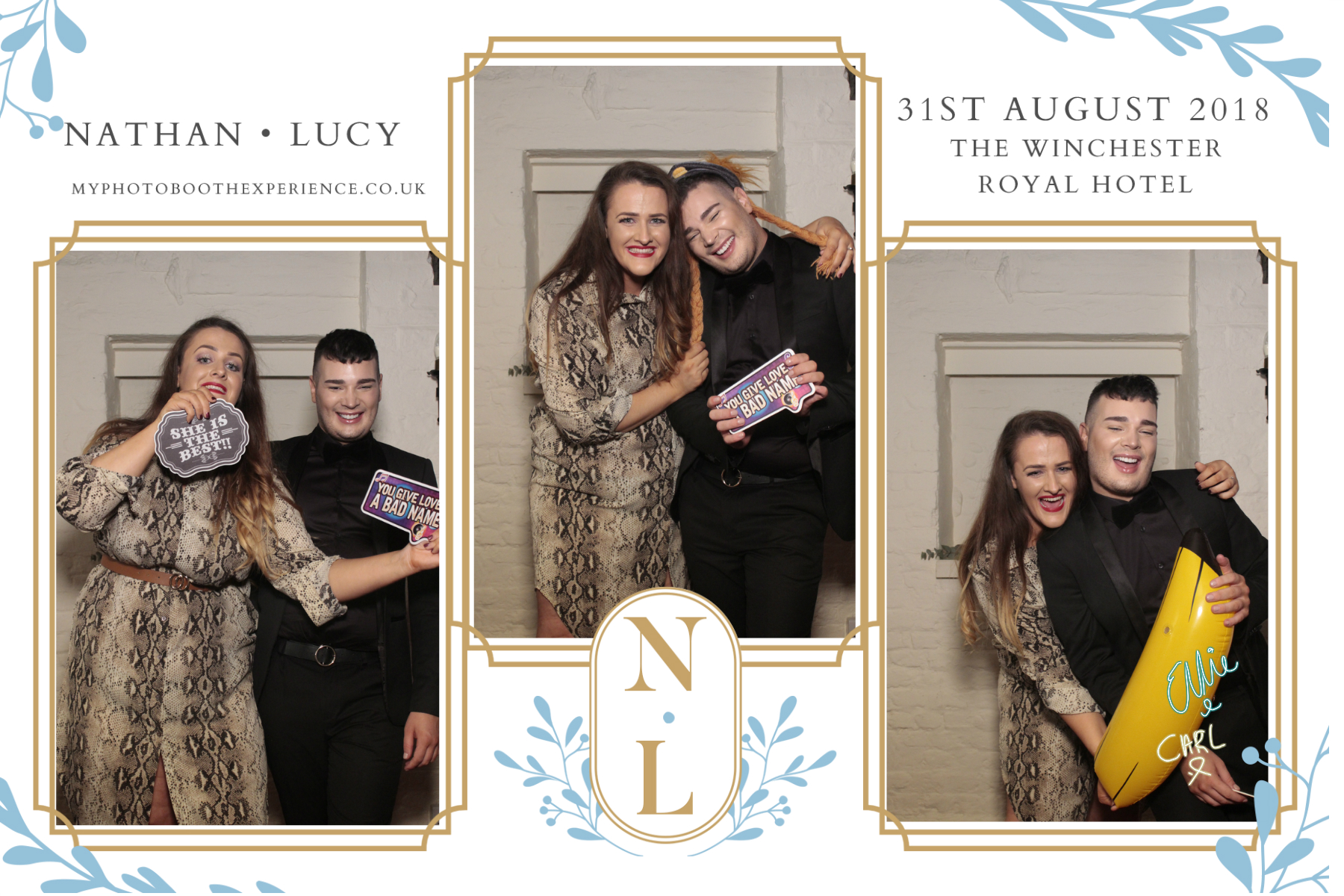 Nathan and Lucy’s wedding  | View more photos from the event at gallery.myphotoboothexperience.co.uk/u/MyPhotoBoothExperienceLtd/Nathan-and-Lucy’s-wedding